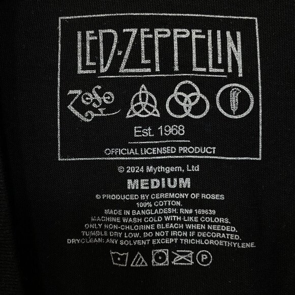 Led Zeppelin Icarus United States of America 1977 T-Shirt Medium - Picture 4 of 4